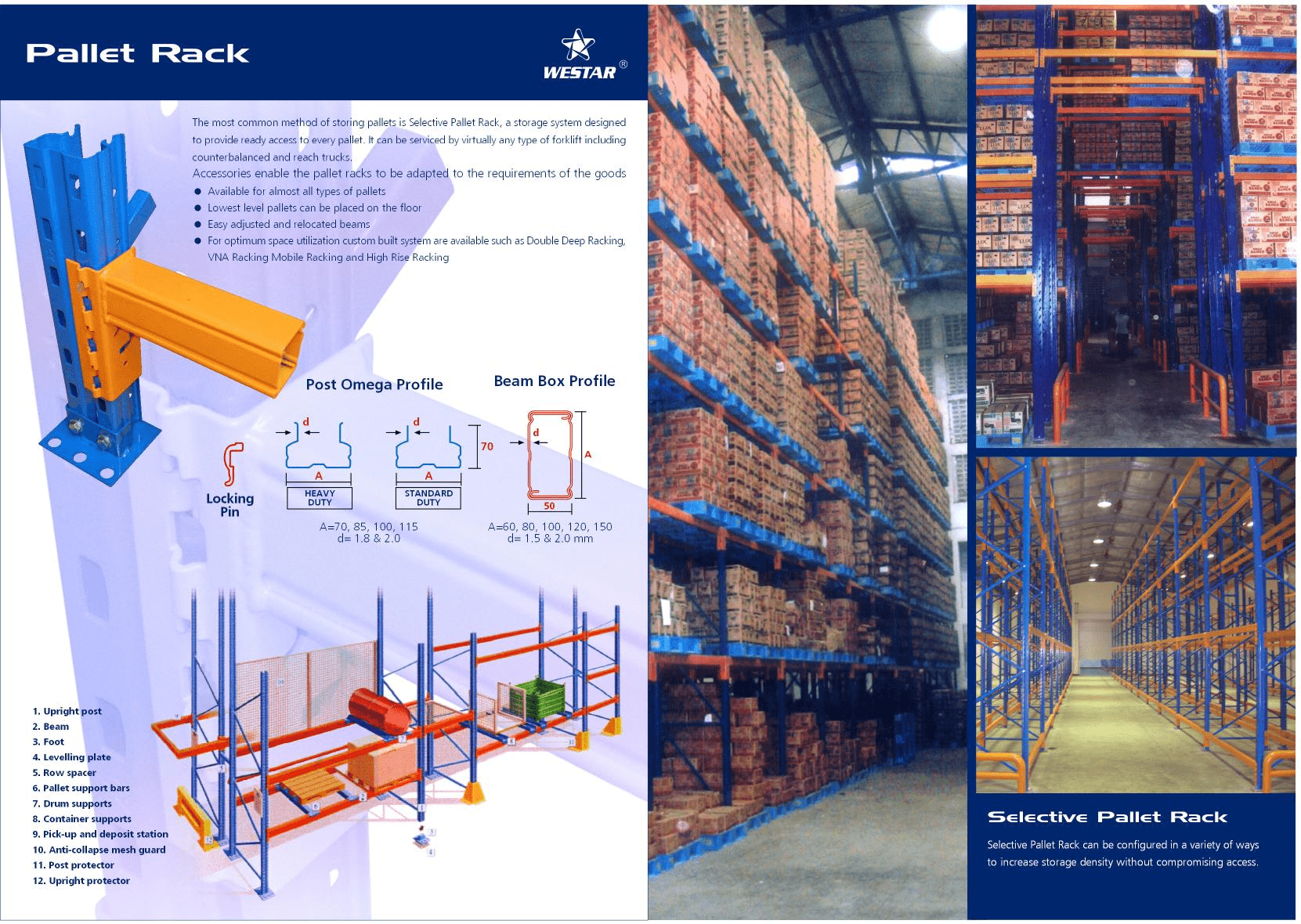 Westar  pallet rack